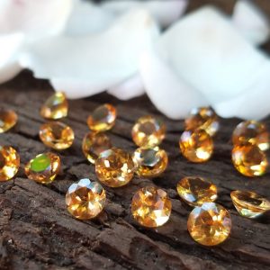 Citrino golden, facetado 5mm