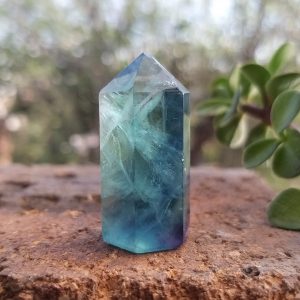 Punta de fluorita 3.5x1.5cm