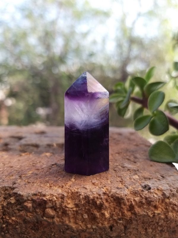 Punta de fluorita 3.5x1.5cm - Imagen 2