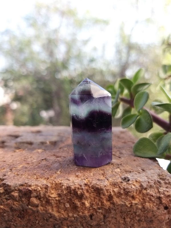 Punta de fluorita 3.5x1.5cm - Imagen 2
