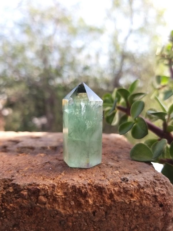 Punta de fluorita 3.5x1.5cm