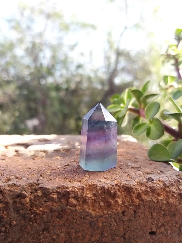 Punta de fluorita 2.8x1.5cm