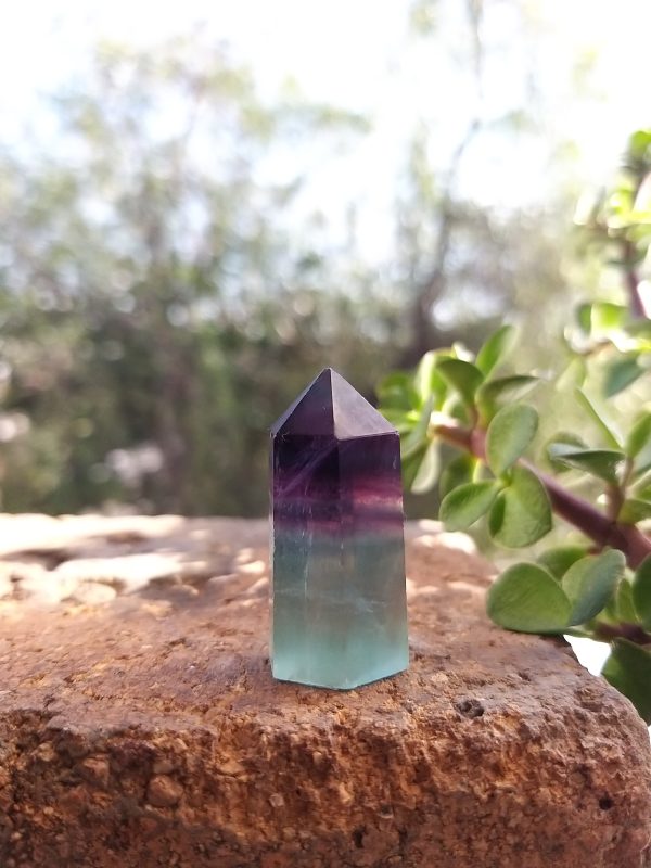 Punta de fluorita 3.3x1.5cm - Imagen 2