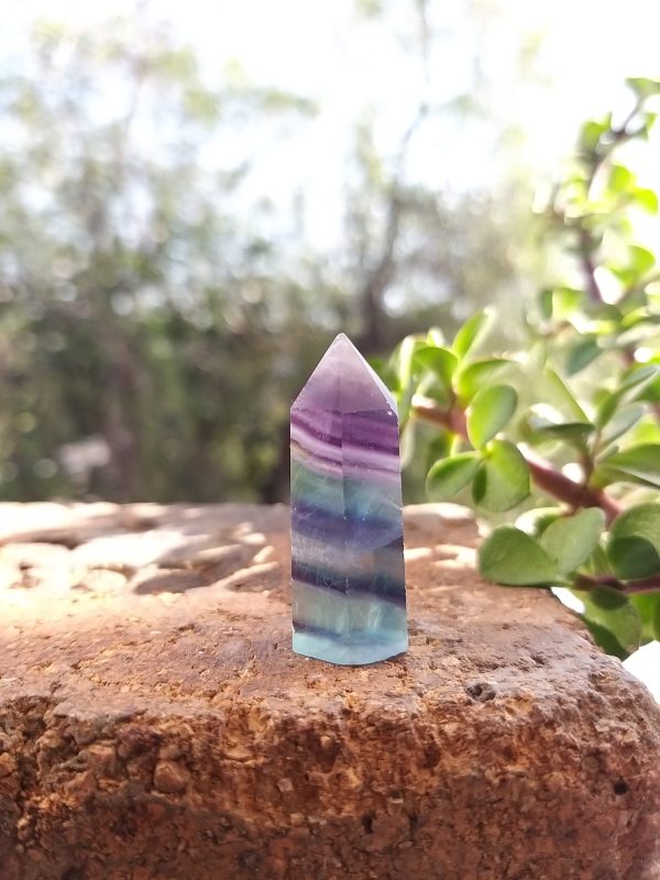 Punta de fluorita 3.5x1.3cm - Imagen 2