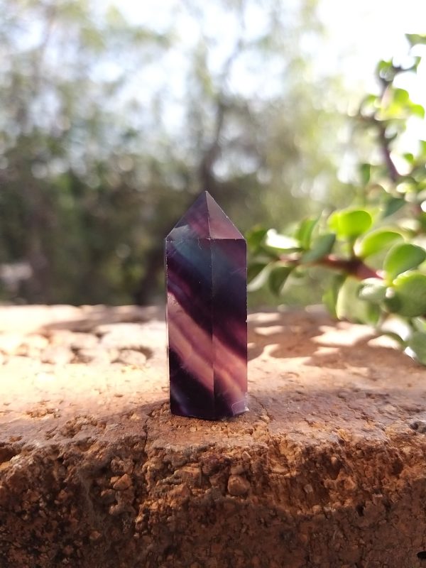 Punta de fluorita 3.6x1.3cm