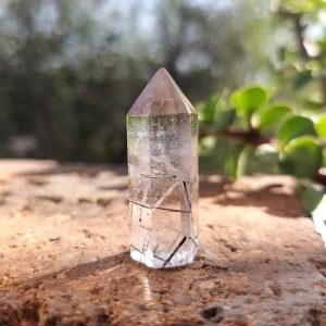 Punta cuarzo turmalinado 25x10mm