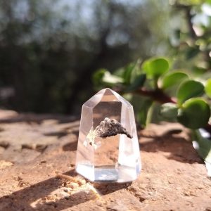 Punta cuarzo con inclusiones 22x15mm