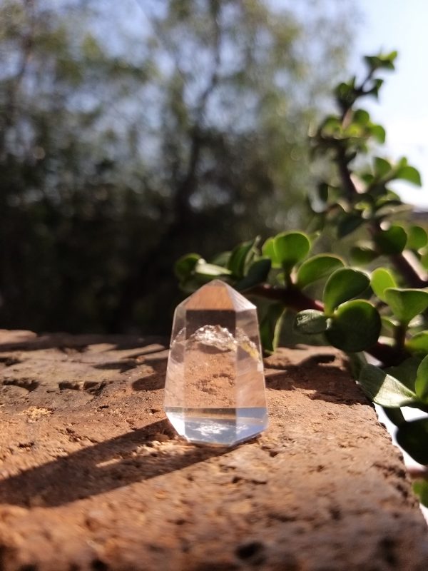Punta cuarzo con inclusiones 22x15mm - Imagen 2