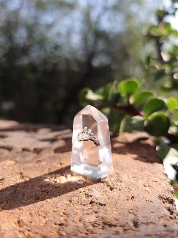 Punta cuarzo con inclusiones 22x15mm - Imagen 3