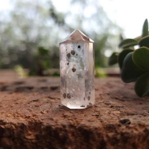 Punta de cuarzo pirita 25x10mm