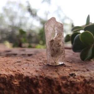 Punta de cuarzo rutilado 25x10mm (B)