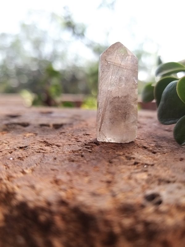 Punta de cuarzo rutilado 25x10mm (B) - Imagen 3