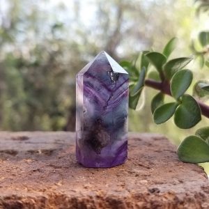 Punta de fluorita 3.5x1.5 cm