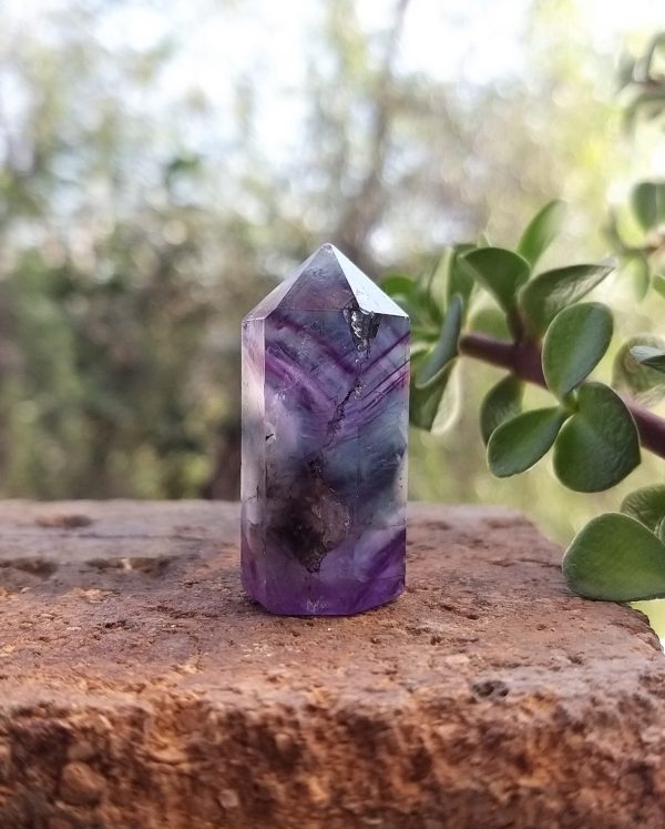 Punta de fluorita 3.5x1.5 cm