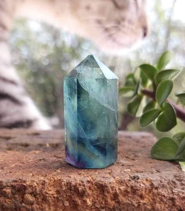 Punta de fluorita 3.5x1.5cm - Imagen 3