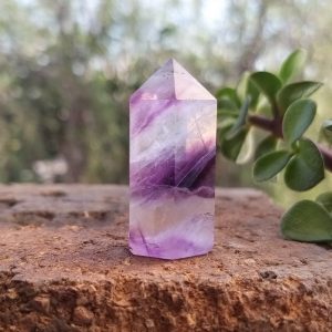 Punta de fluorita 3.5x1.5cm