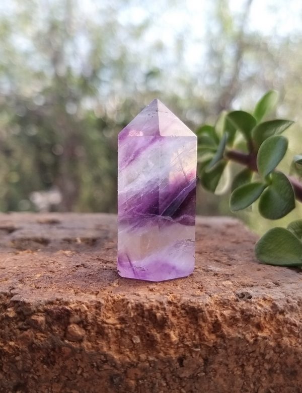 Punta de fluorita 3.5x1.5cm