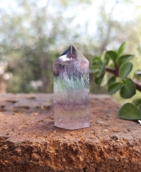 Punta de fluorita 3.5x1.5cm