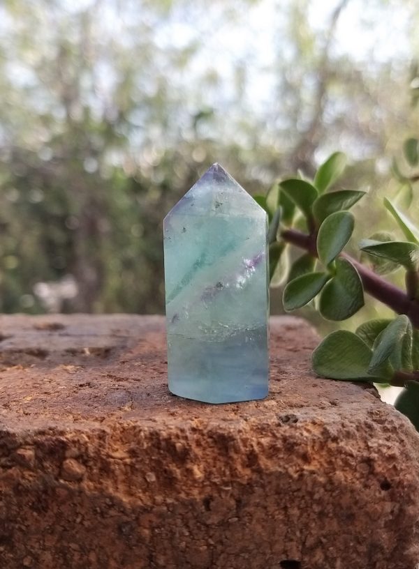 Punta de fluorita 3.5x1.5cm - Imagen 2