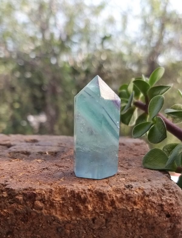 Punta de fluorita 3.5x1.5cm