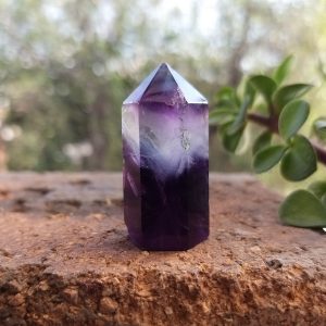 Punta de fluorita 3.5x1.5cm