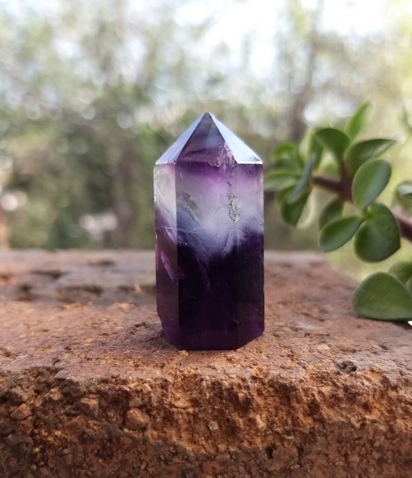 Punta de fluorita 3.5x1.5cm