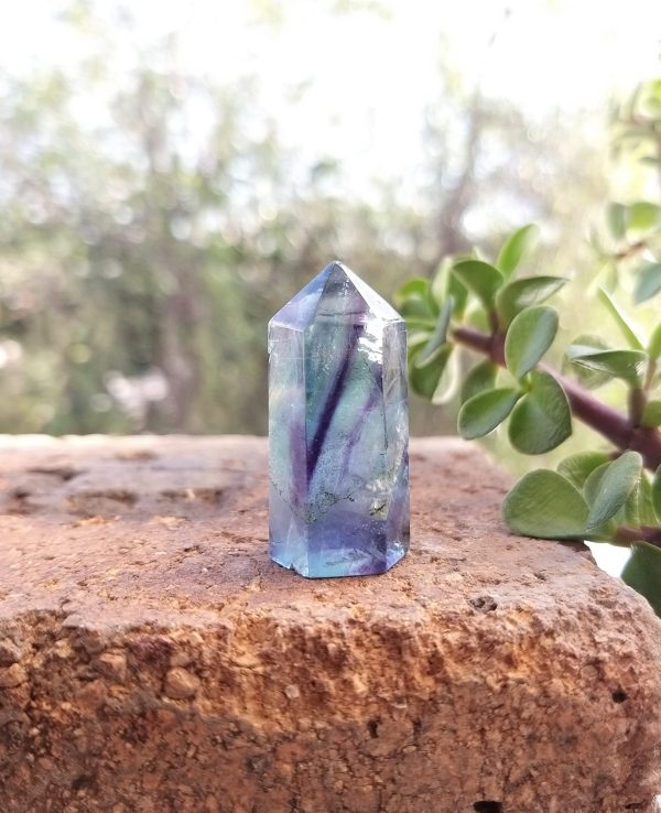 Punta de fluorita 3.5x1.5cm - Imagen 2
