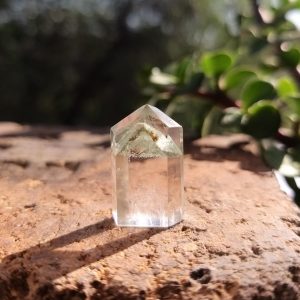 Punta cuarzo con inclusiones 20x7mm