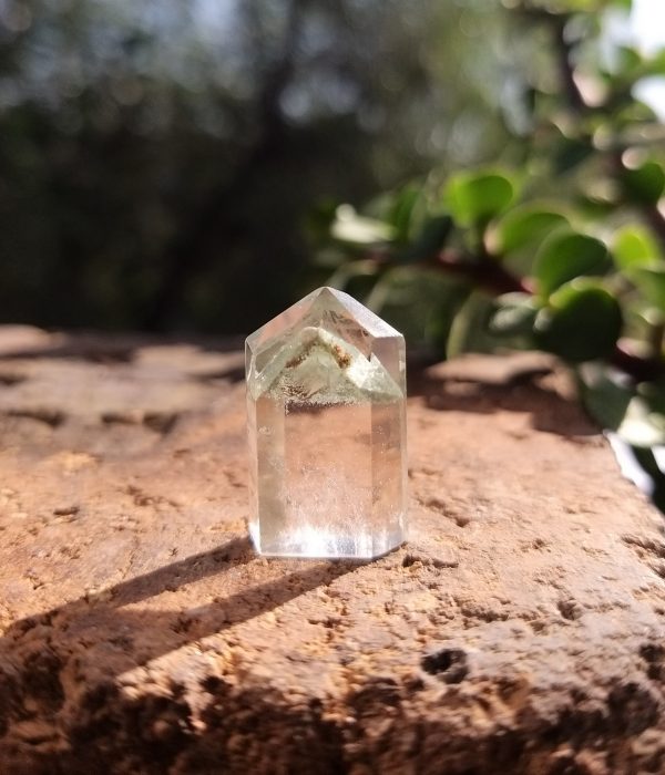 Punta cuarzo con inclusiones 20x7mm