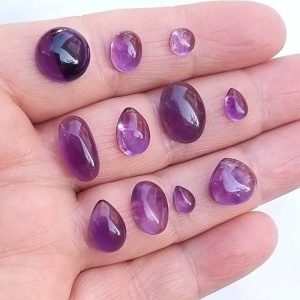 Amatista cabuchón lote N°1