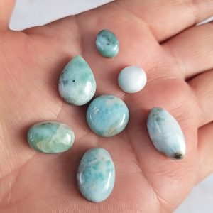Larimar cabuchón, lote n°12