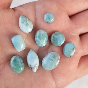 Larimar cabuchón, lote n°21