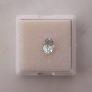 Aguamarina facetada 7x5mm