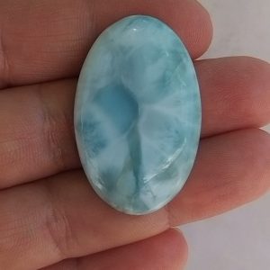 Larimar cabuchón 38x24mm