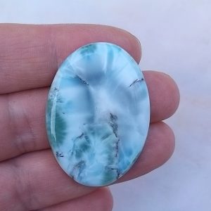 Larimar cabuchón 40x28mm